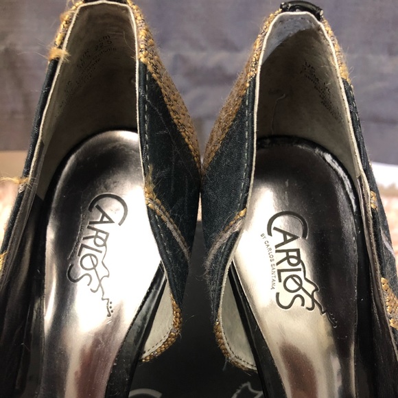 CARLOS SANTANA Roulette Peep-Toe Pumps - Picture 4 of 8